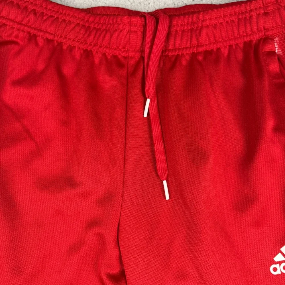Adidas Tiro Track Pants Mens Medium Red White Aeroready Primegreen Soccer